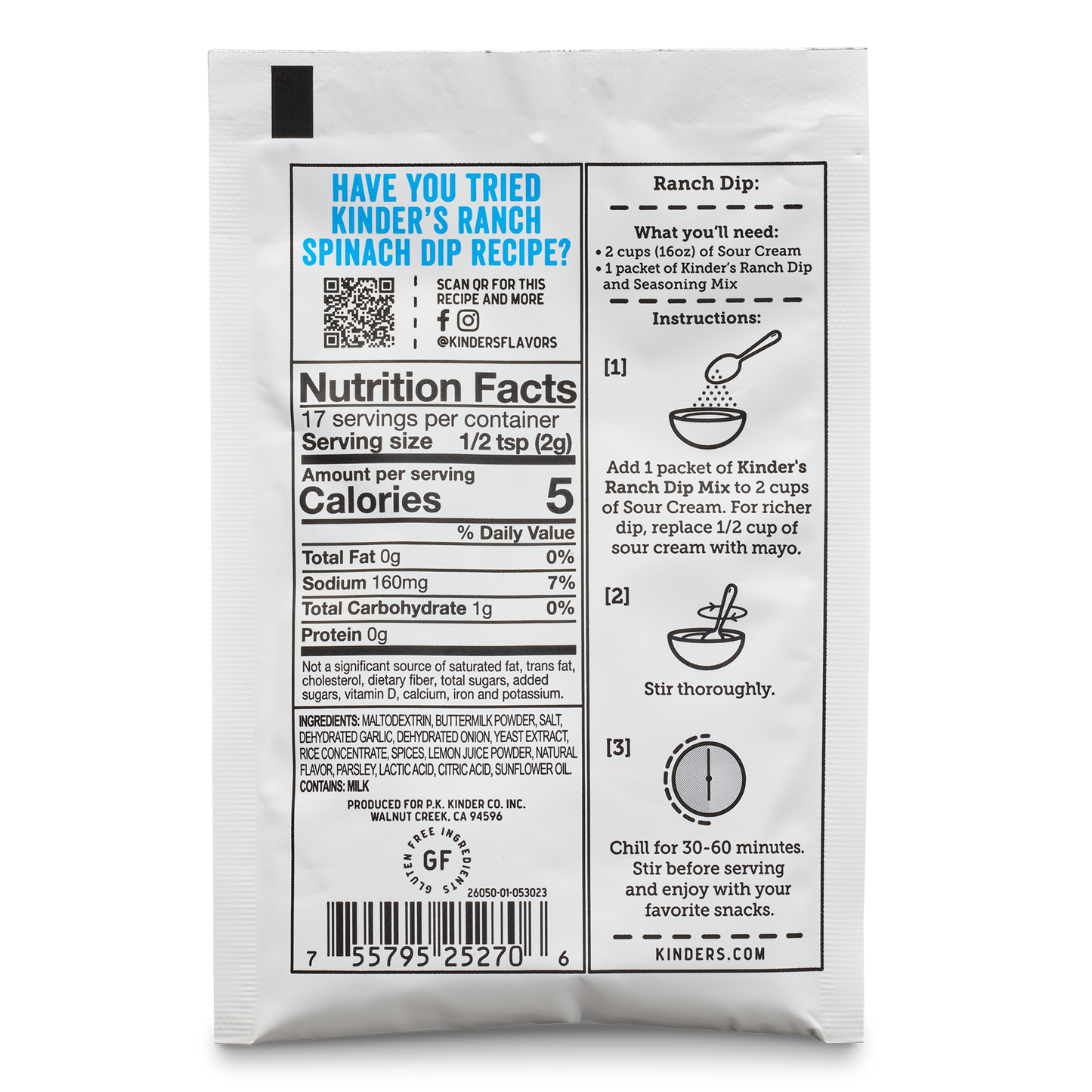 Ranch Dip & Seasoning Mix