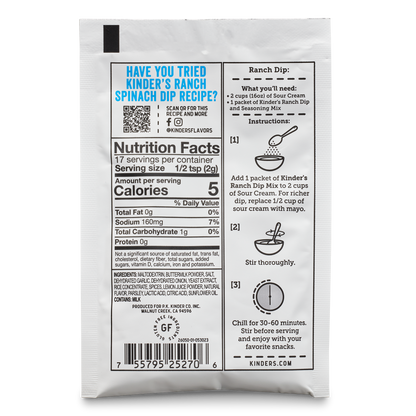 Ranch Dip & Seasoning Mix