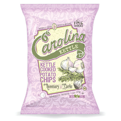 Rosemary & Garlic Carolina Kettle Potato Chips 2 oz
