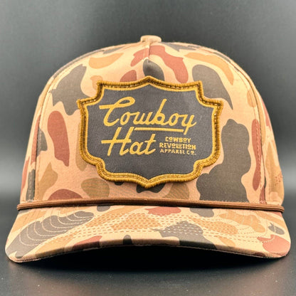 Cowboy Revolution Apparel Co. Rope Hat "Down South" Camo Patch - Performance Hat