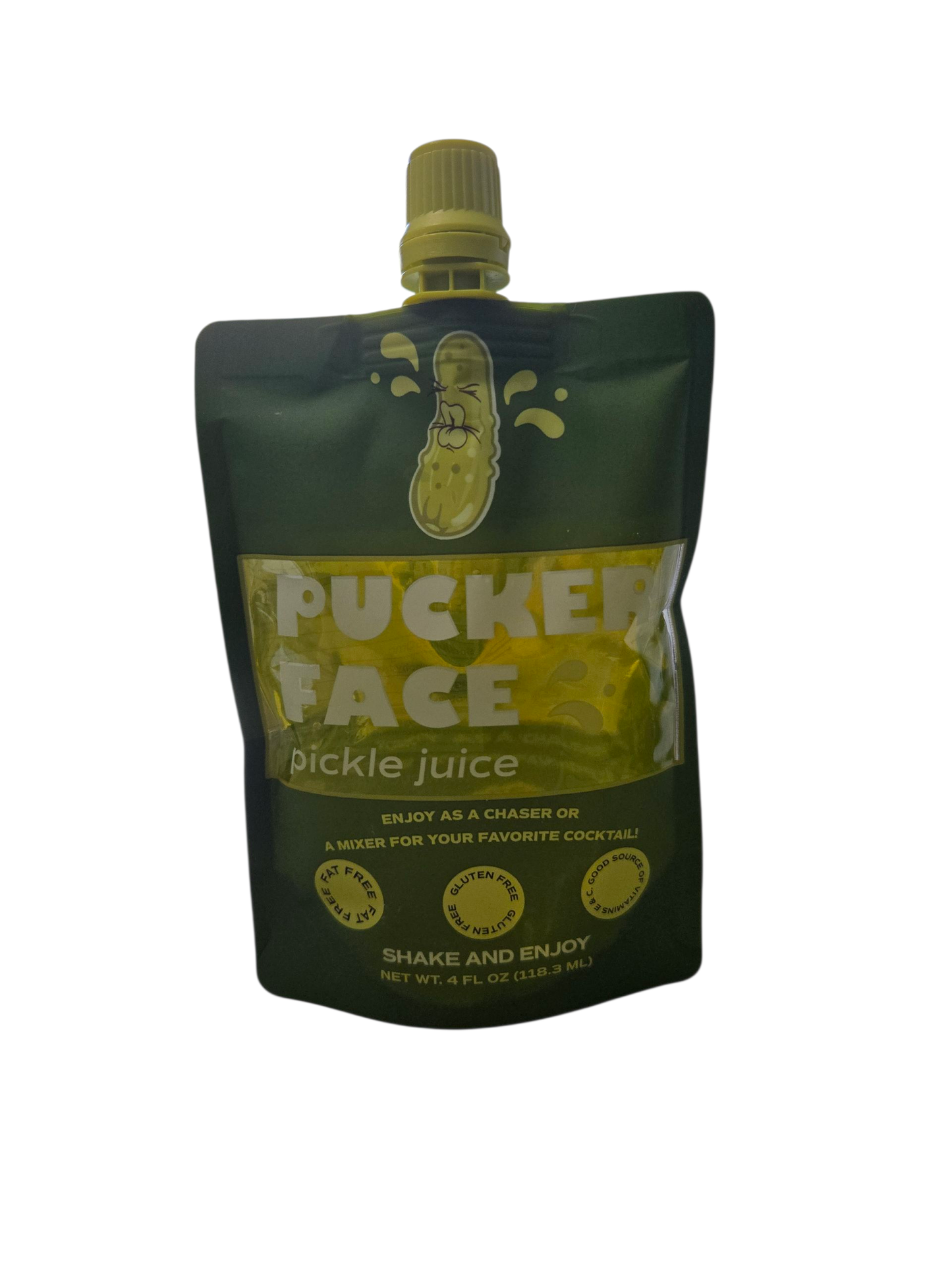 PUCKER FACE PICKLE JUICE 4 OZ