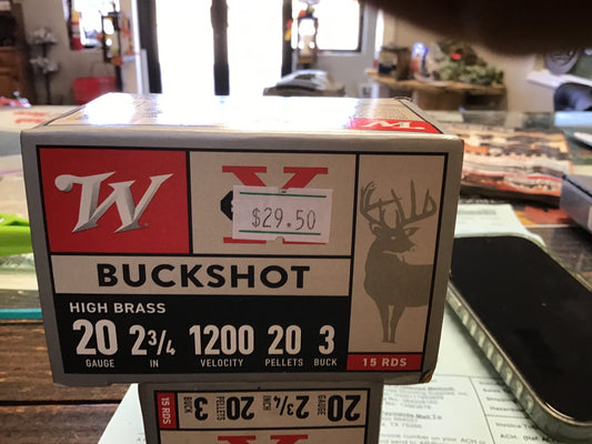 Win 20ga2 3/4 1200 fps #3 buck