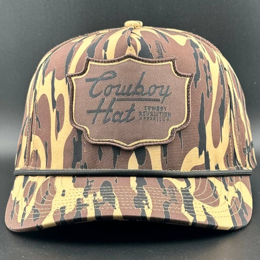 Cowboy Revolution Apparel Co. Atakapa Camo - Swampland Patch “Cowboy Hat”