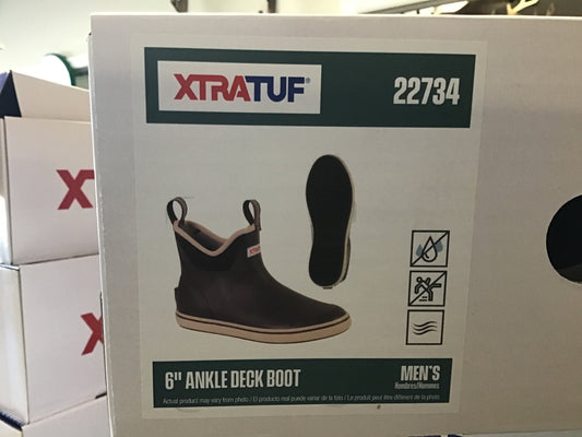 Xtratuf 6” ankle deck boot  (brown) - Men