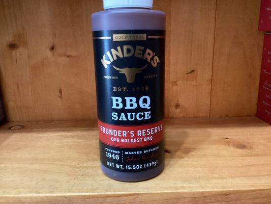 Kinder’s Gold Label Founder’s Reserve BBQ Sauce