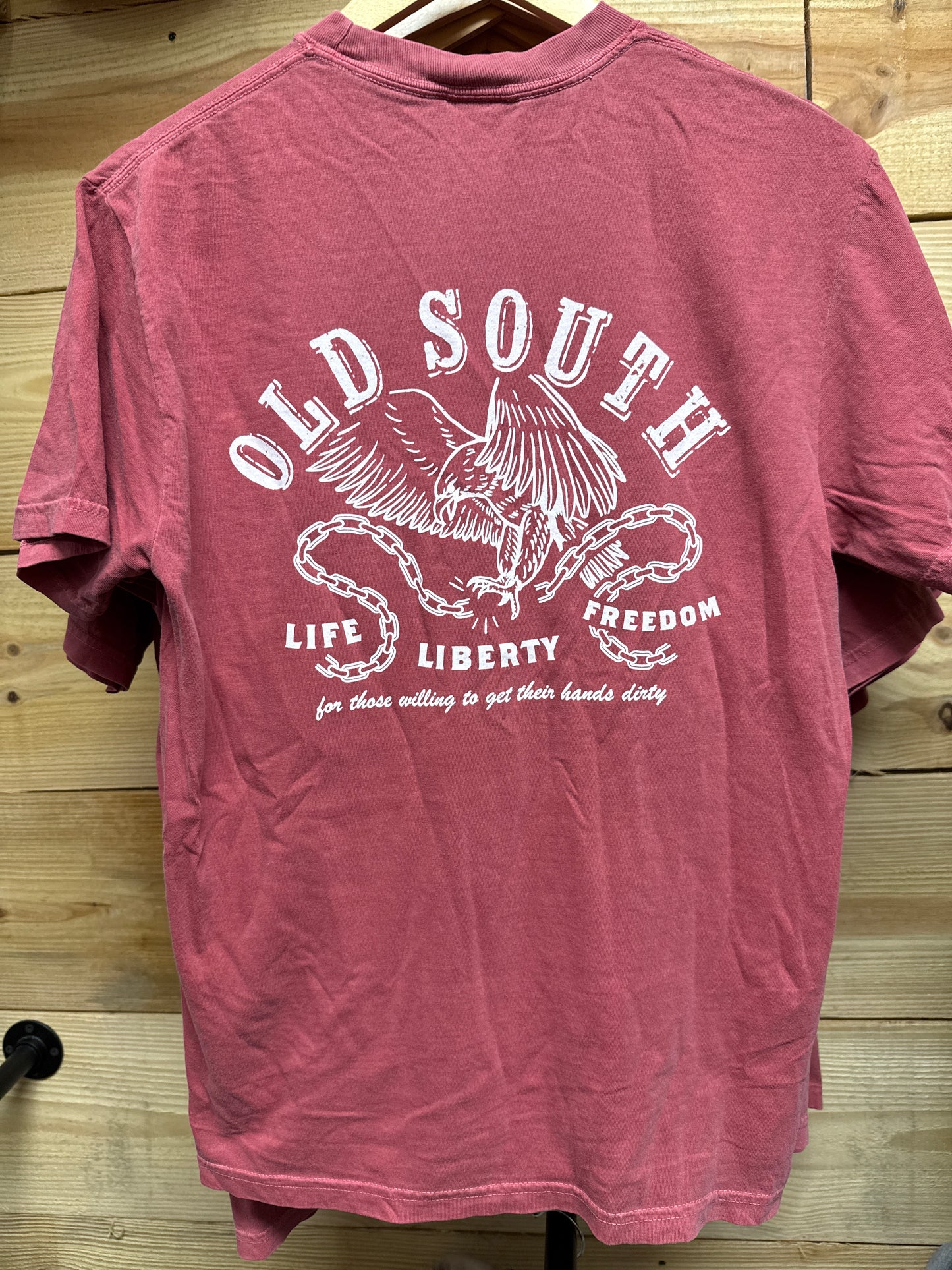 Old South Patriot Eagle Crimson Tshirt