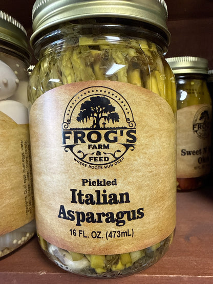 Frog’s Pickled Italian Asparagus 16oz