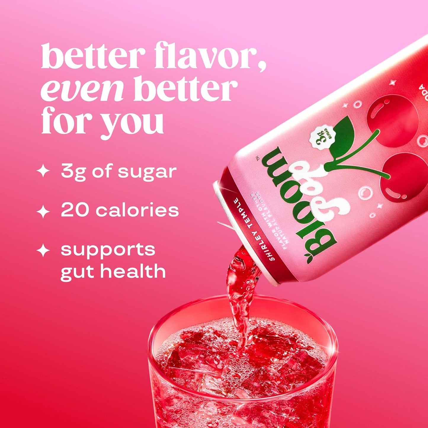 Bloom Pop Prebiotic Soda, 12oz