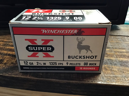 Win 12 ga 2 3/4 #9 00 buck
