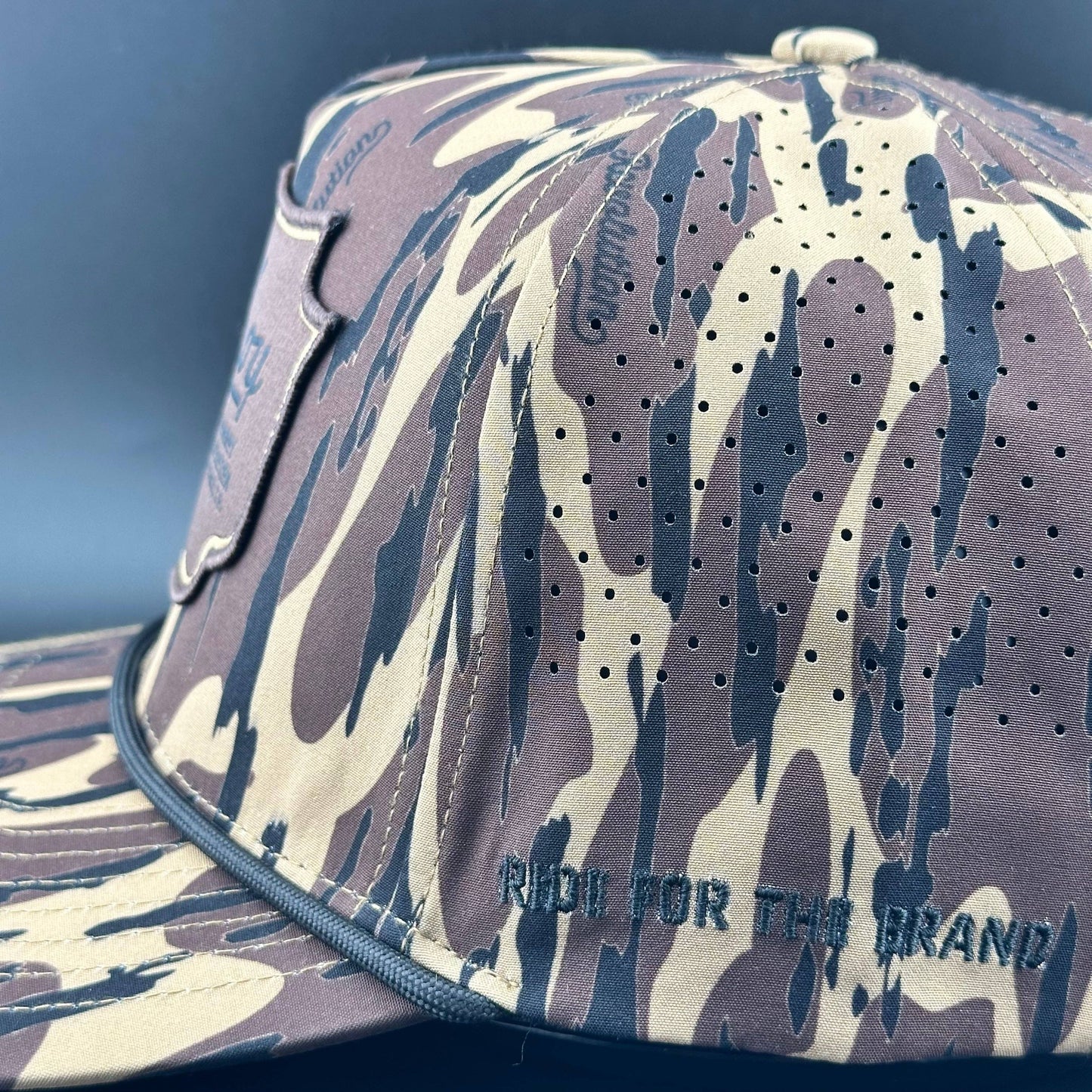 Cowboy Revolution Apparel Co. Atakapa Camo - Swampland Patch “Cowboy Hat”