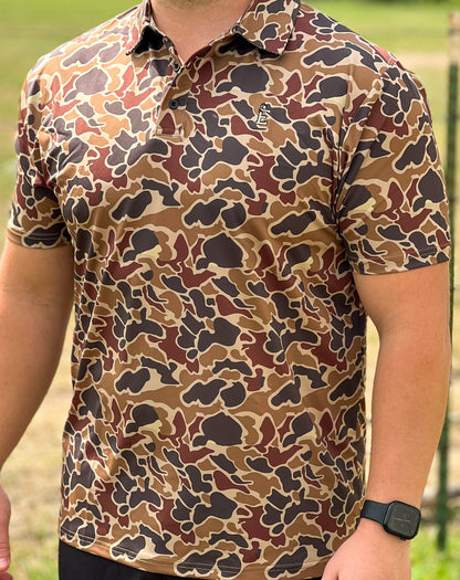 Embry Duck Camo Golf Polo