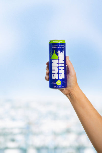 Sunshine Good Energy Drink - Ginger Berry (12 pk - 12oz)