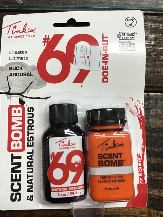 Tinks doe in rut scent bomb & natural estrus