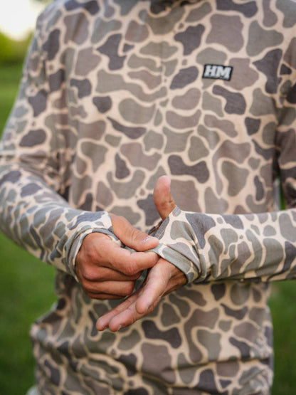 The Midwest Marsh Camo Performance Hoodie