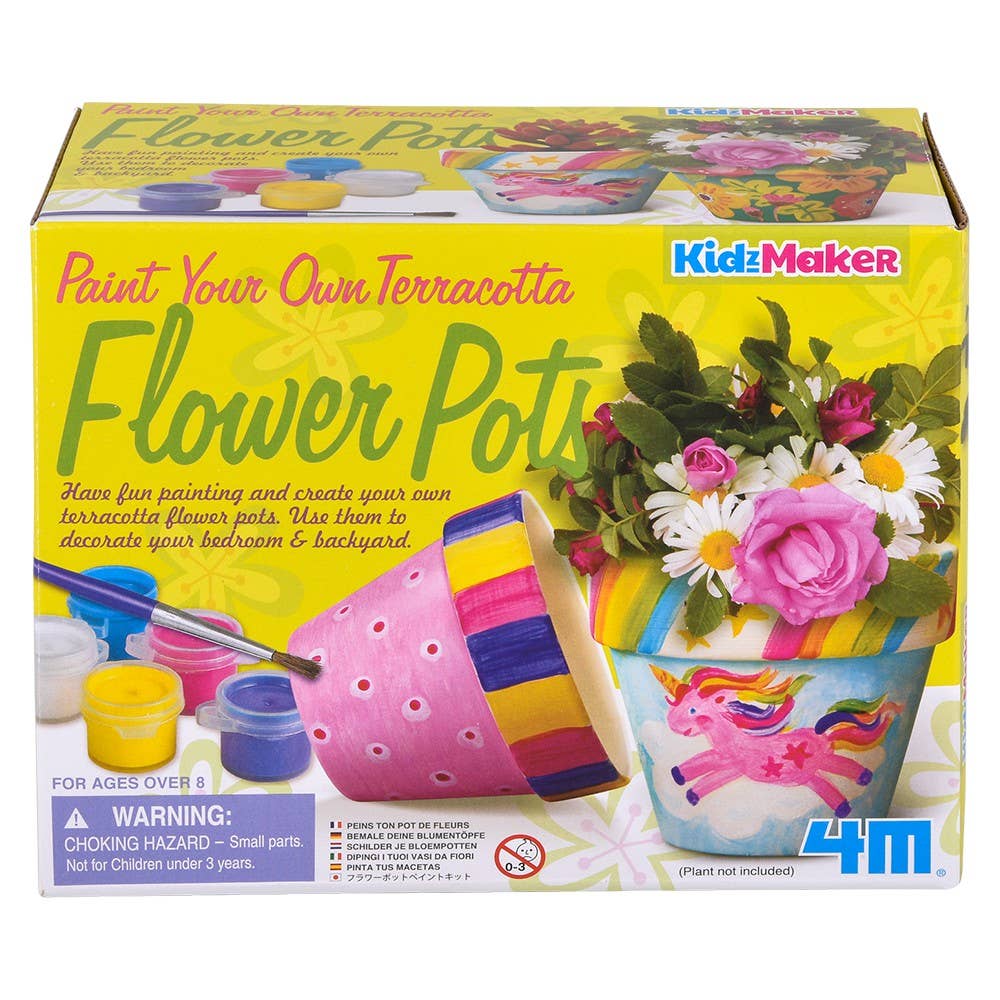 KidzMaker/Paint Your Own Terracotta Flower Pots