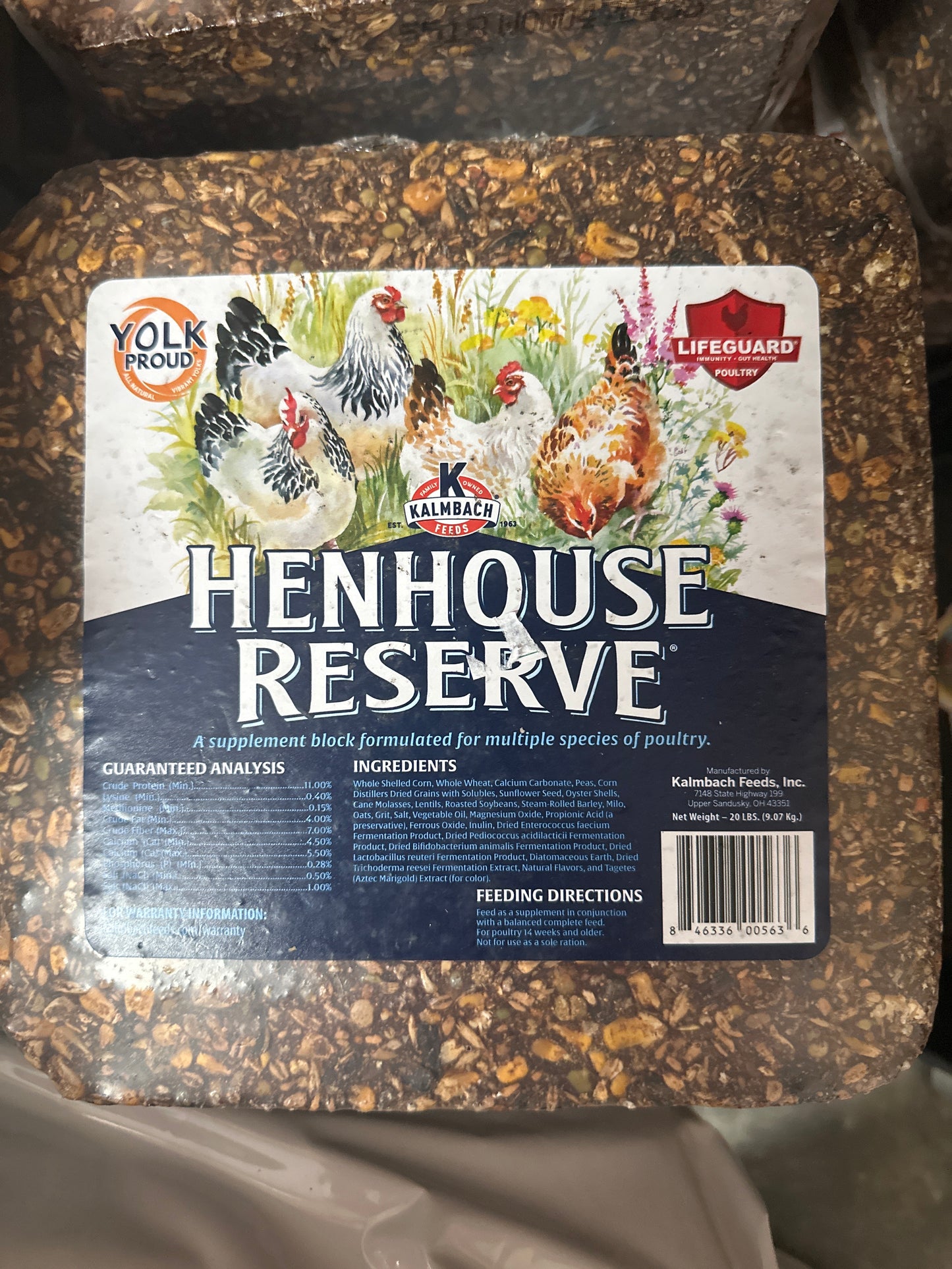 Kalmbach Henhouse Reserve Block