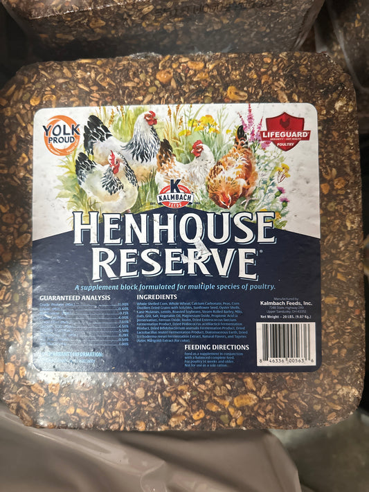 Kalmbach Henhouse Reserve Block