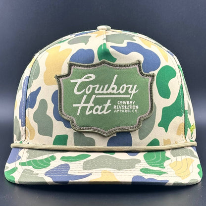 Cowboy Revolution Duck Camo Patch "Cowboy Hat" - Performance Hat