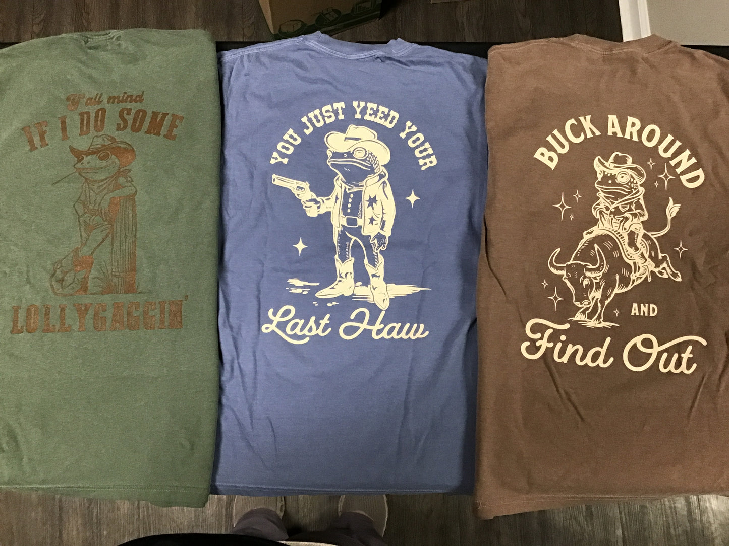 Frog’s “Lolly Gaggin” Moss T-Shirt