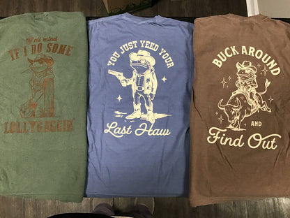 Frog’s “Lolly Gaggin” Moss T-Shirt