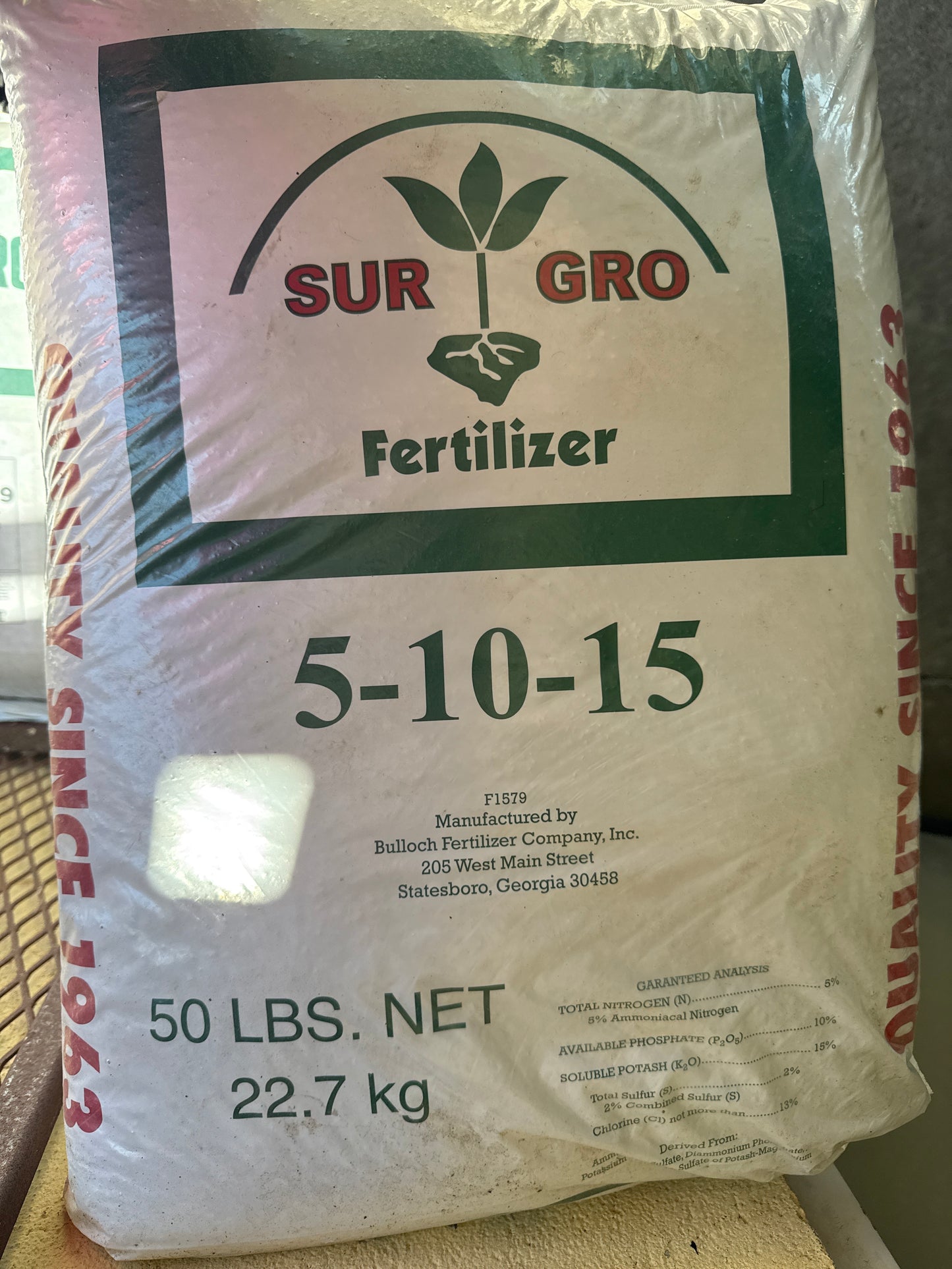 5-10-15 fertilizer