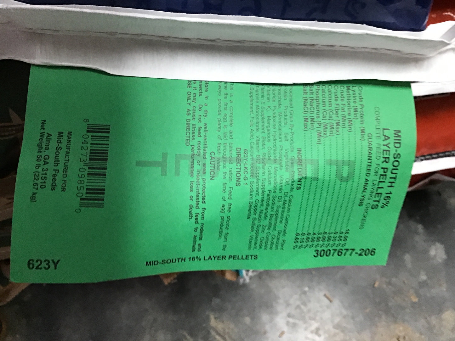 MS 16% Layer Pellet