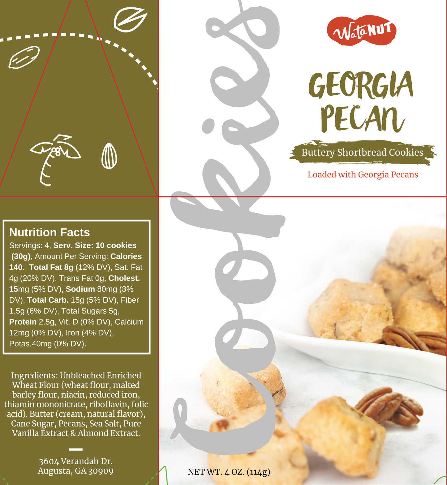 Pecan Shortbread Box