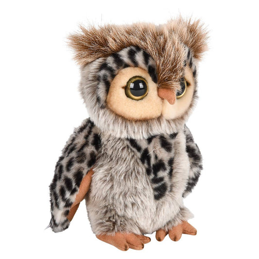 9" HEIRLOOM FLOPPY BROWN EAGLE OWL
