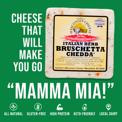 Italian Herb Bruschetta Cheddar Cheese