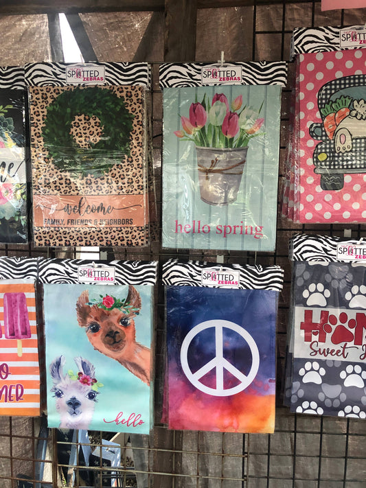 Garden Flag - Merry Christmas Buffalo Plaid Trees Decor