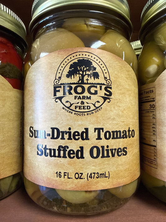 Frog’s Sun-dried Tomato Stuffed Olives 16oz
