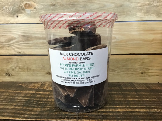 Frog’s Milk Chocolate Almond Bars 16oz