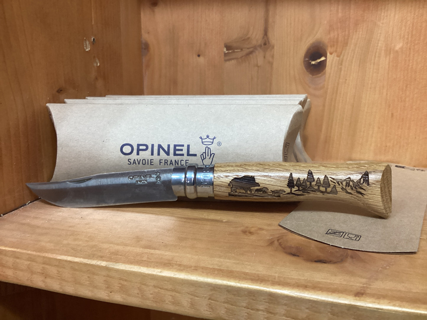 Knife - Opinel #8 Hog Design