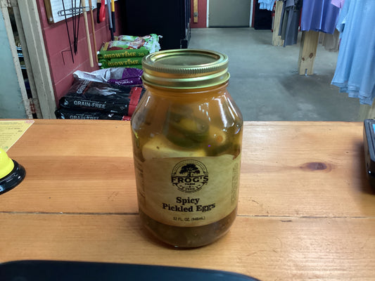 Frog’s Spicy Pickled Eggs 32 oz