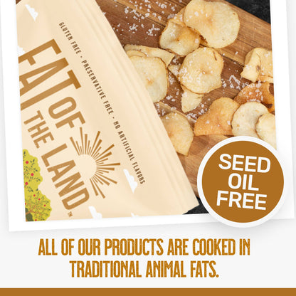 Sea Salt & Vinegar Tallow-Cooked Chips