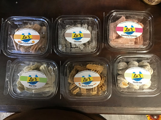 Lu's Famous gourmet cheese straws