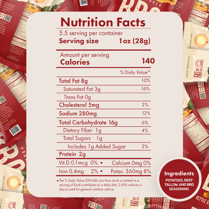 BBQ Tallow-Cooked Chips