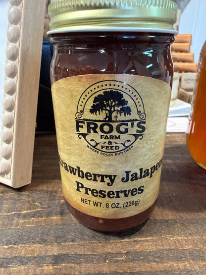Frog’s Strawberry Jalapeno Preserves 8oz