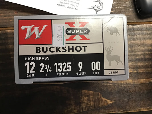 Winchester 00 buckshot 9 shot