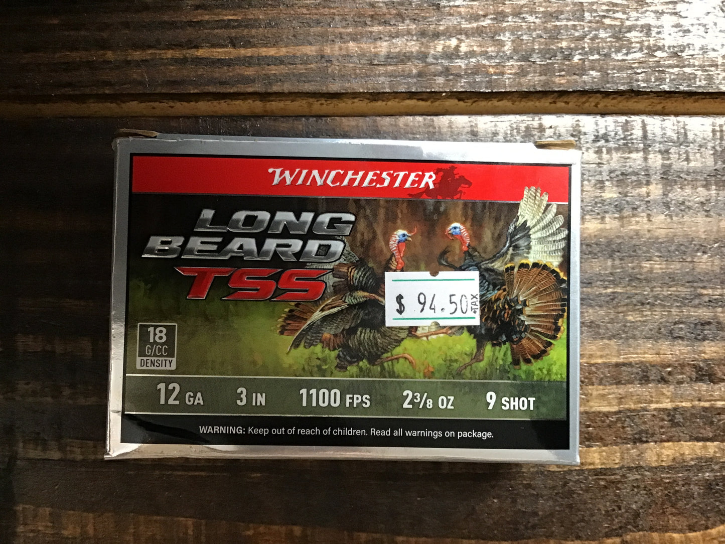 Win TSS 12 gauge 3” #9 turkey