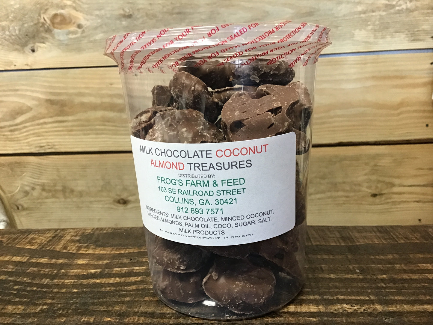 Frog’s Milk Chocolate Coconut Almond Treasures 16oz