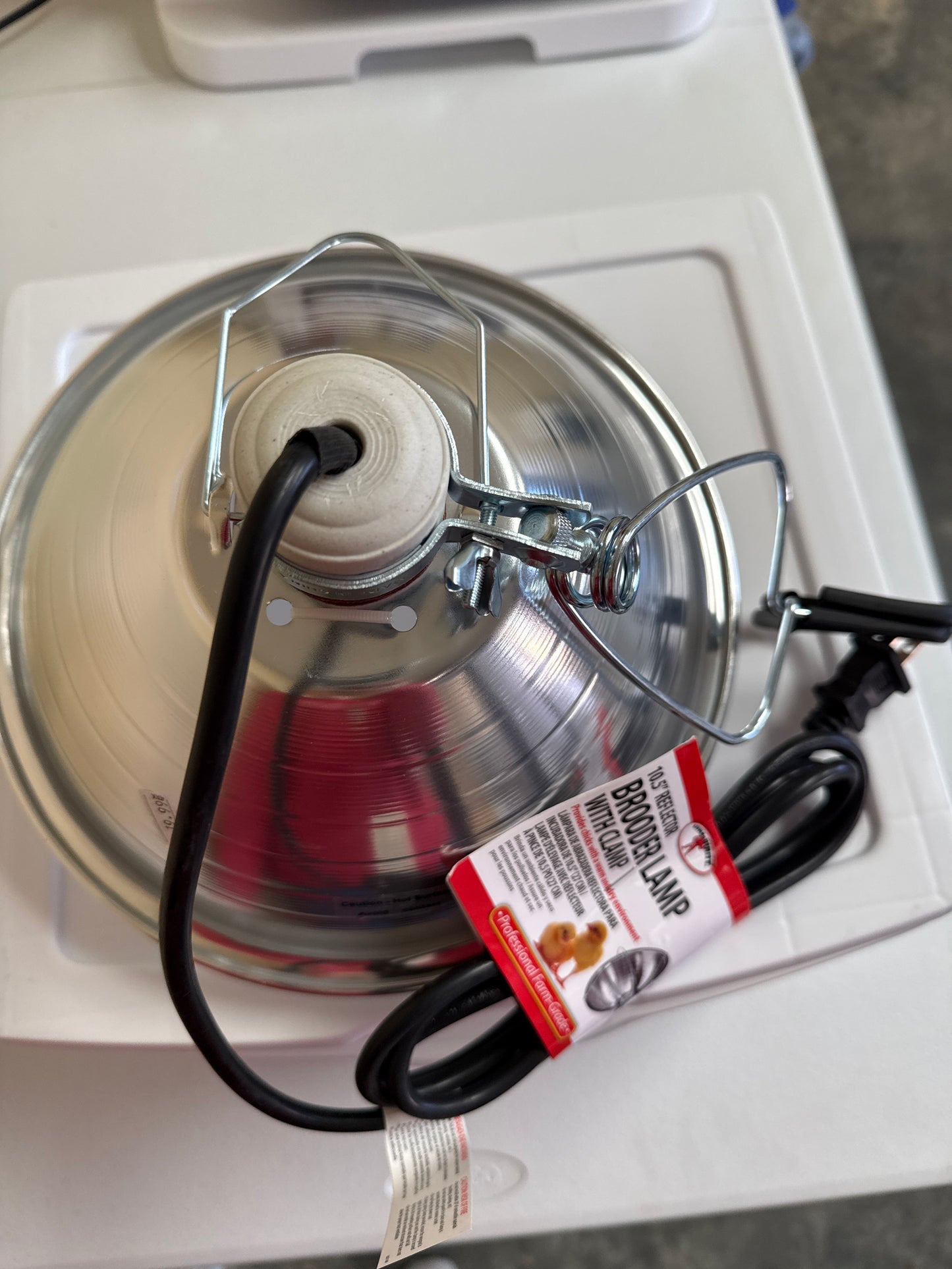 Little Giant 10.5 “ heat lamp clamp light
