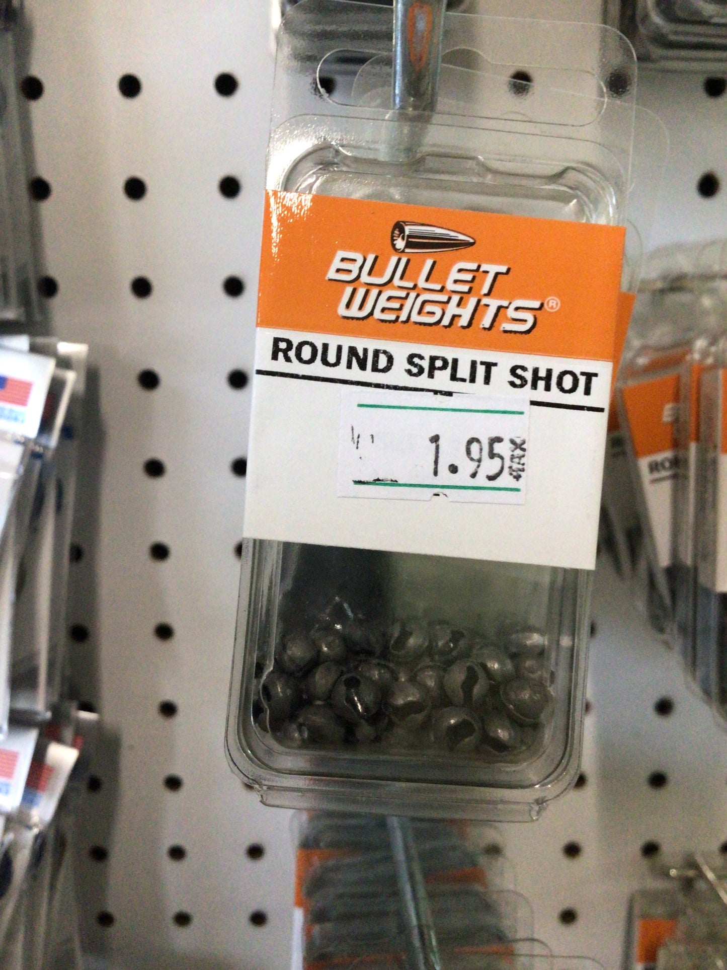 Bullet weight split shot #7
