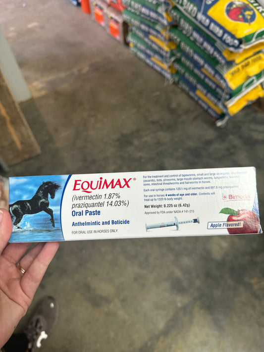 Equimax - ivermectin/praziquantel