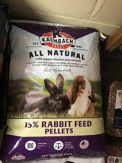 15% rabbit maintenance 25lb