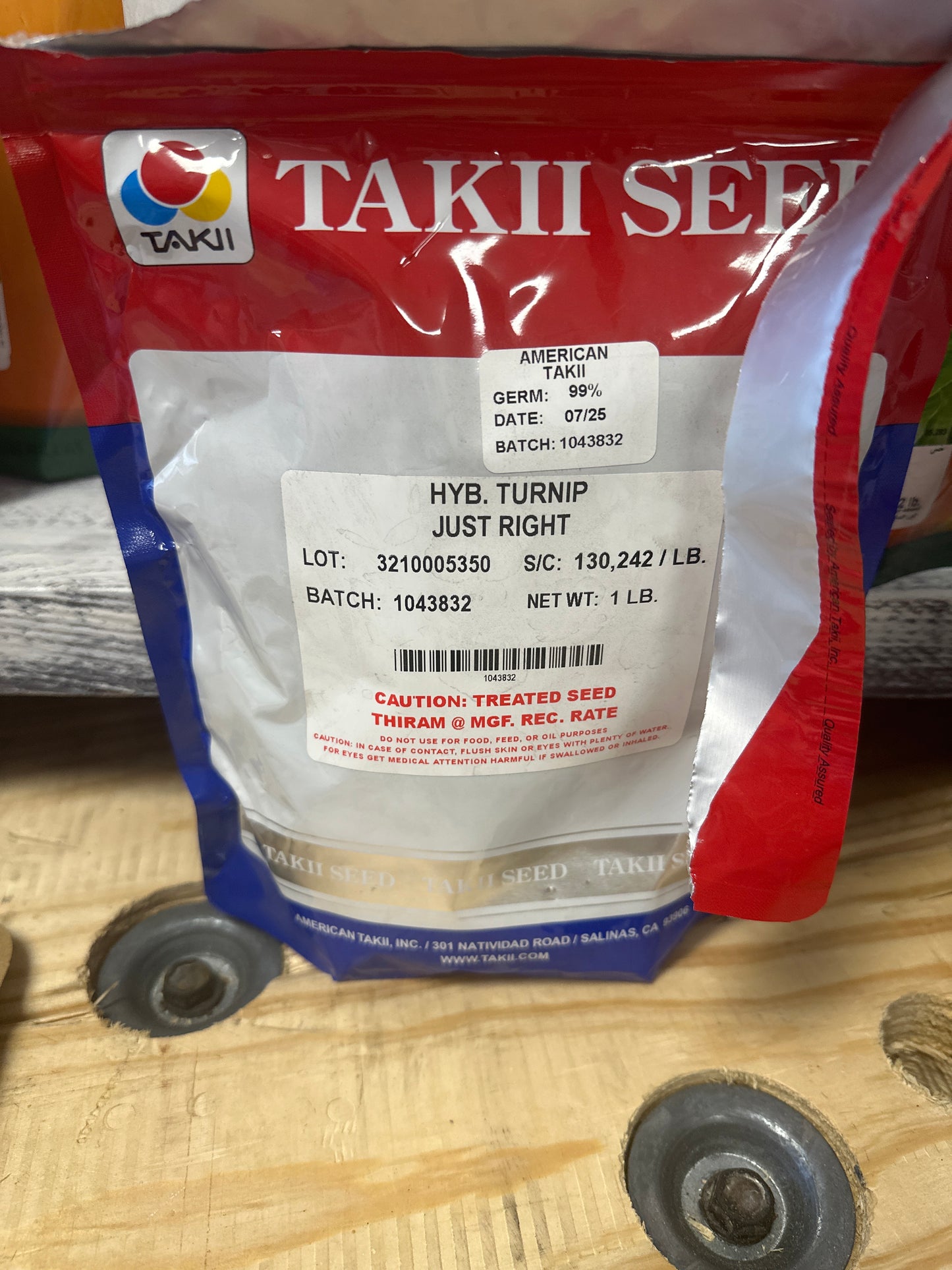 Just Right Turnip seeds - 1 oz.