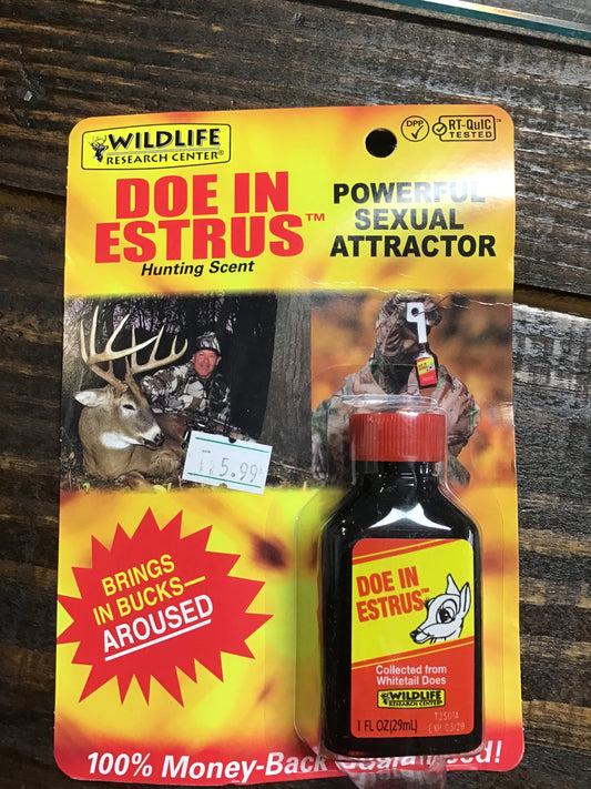 Wildlife research center doe in estrus