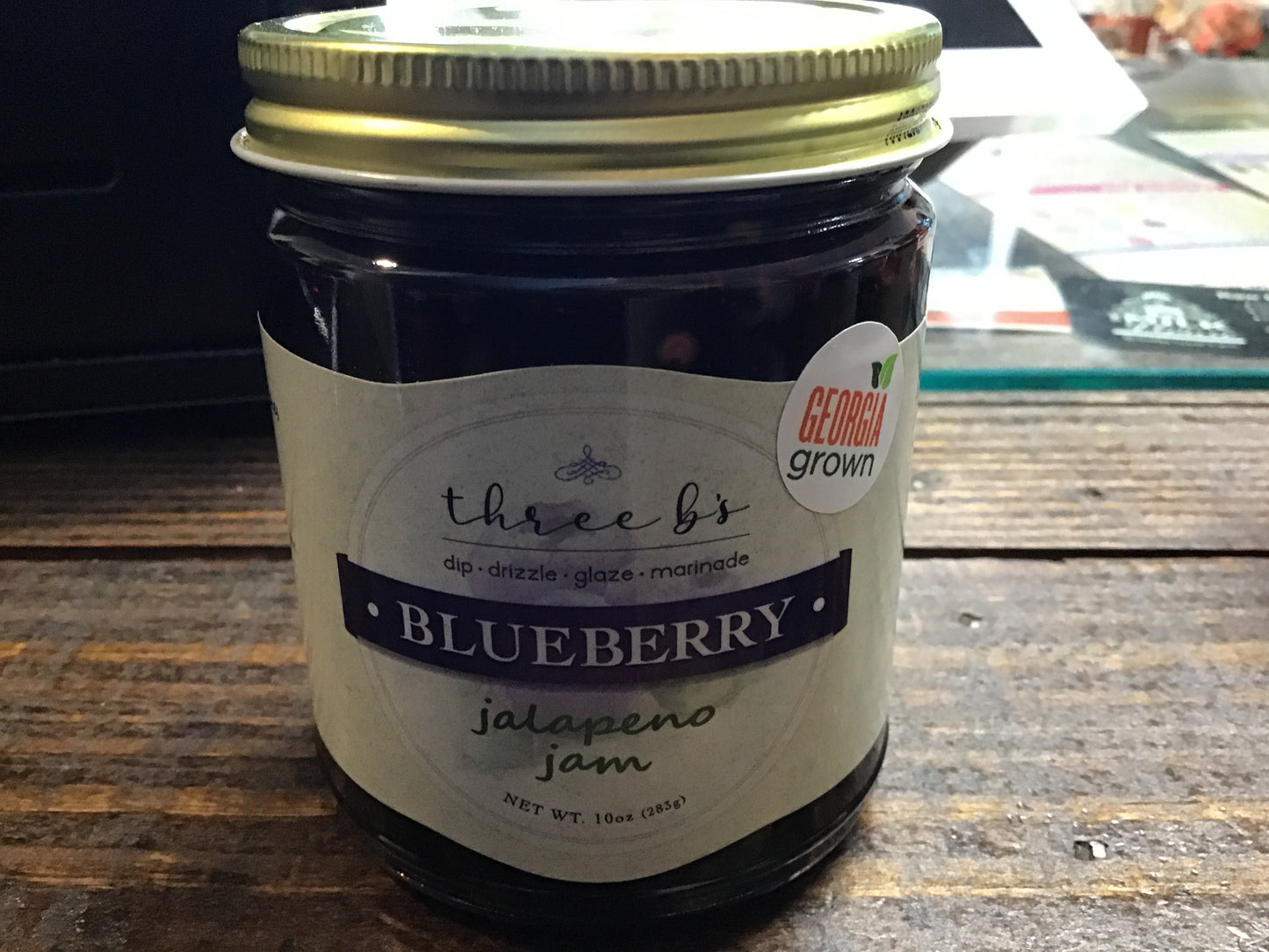Three B’s  jalapeño jam