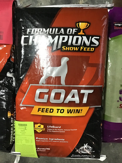 Formula of Champions Big League show goat feed