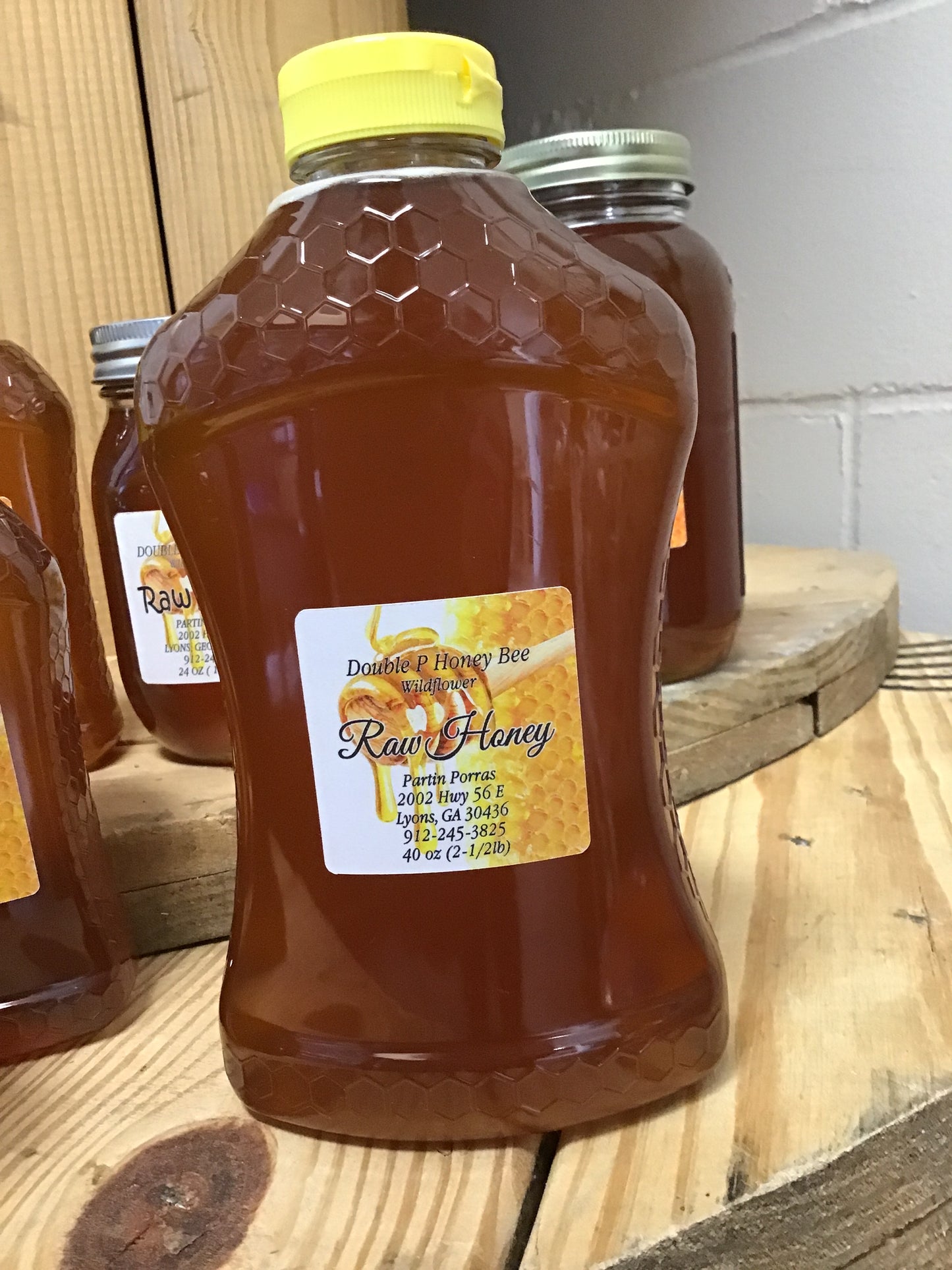 Local honey - Raw wildflower from Double P Honey Bee